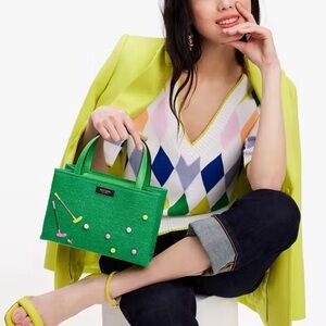 Kate spade ♠️ Sam Icon Astroturf Fabric Small Tote